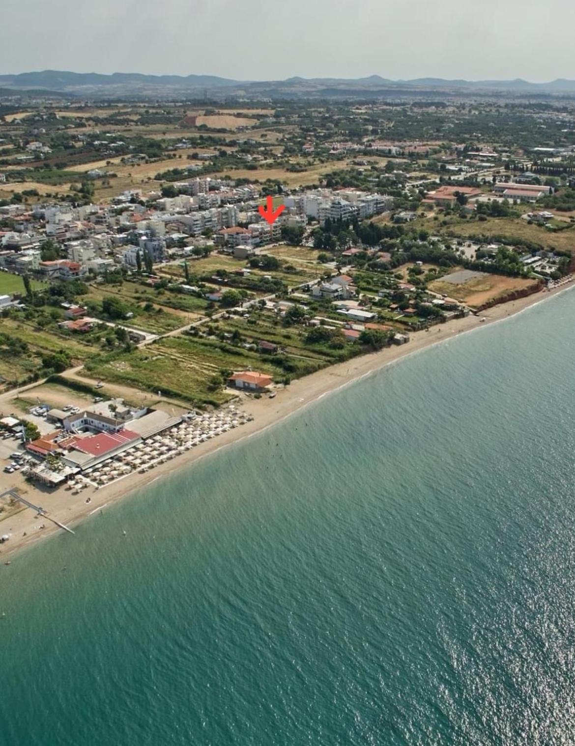 Studio Στην Νέα Χιλή Με Θέα Στην Θάλασσα Néa Khilí Dış mekan fotoğraf